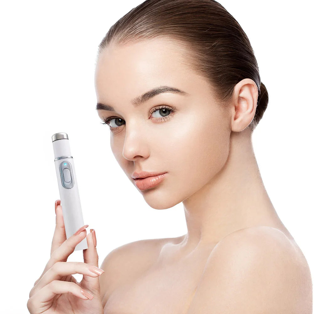 Blue Light Therapy Acne Pen Eye Massager Eye Beauty Device for Relax Eye Dark Circles Eye Bags Puffiness Zpaxo
