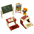 1 12 Dollhouse Miniature Classroom Realistic Chalkboard Desk Chair