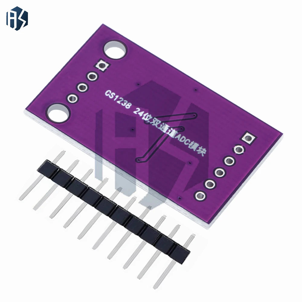 CS1238 24-Bit High-Precision ADC Module - Dual-Channel Load Cell Amplifier with Integrated TL431 Voltage Reference for Weighing Zpaxo