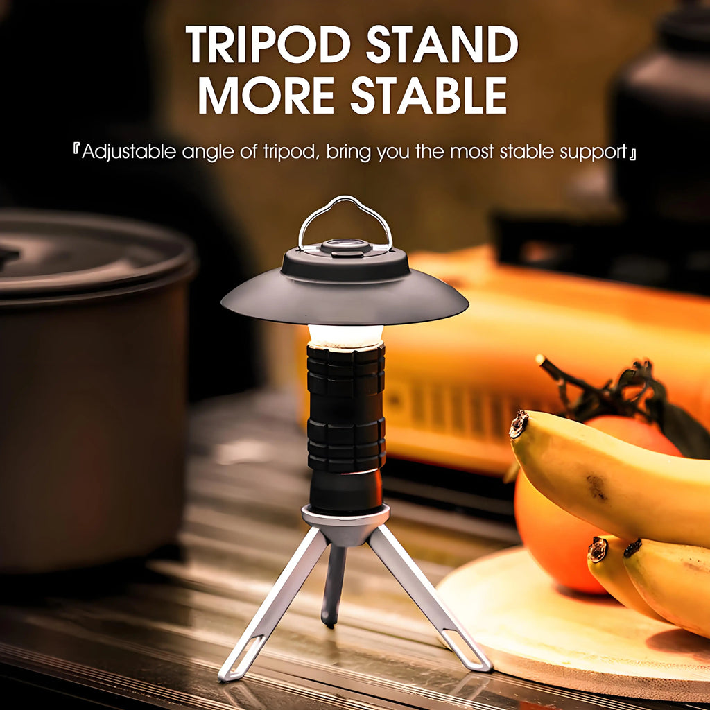 LED Lighthouse Camping Lantern USB Rechargeable 3000mAh Portable Flashlight Tent Light Outdoor Emergency Lamp for Hiking Camping Zpaxo