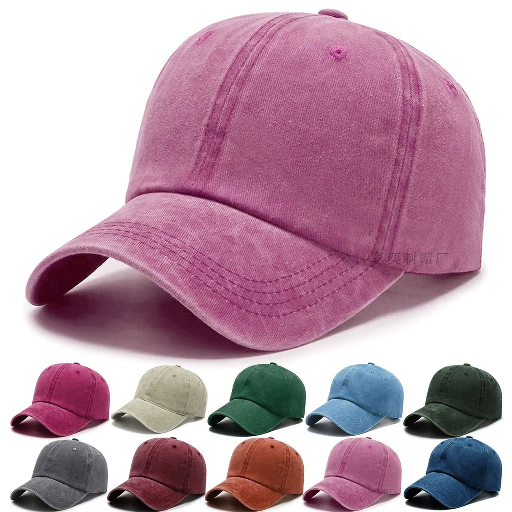 Unisex Quick-Dry Cotton Baseball Cap & Sun Hat | All Seasons