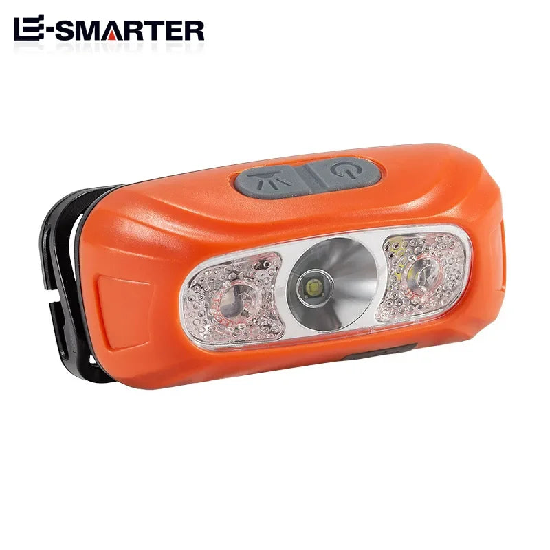 ESMARTER Mini COB LED Sensor Headlamp – USB Rechargeable