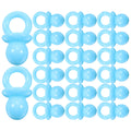 Shower Party Decor Blue Acrylic Pacifier Charms Favor Bag Fillers