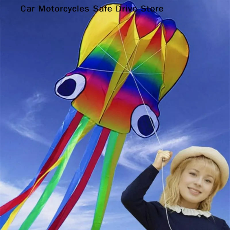 3D Octopus Kites Flying Toys Children Line Professional Winds Factory