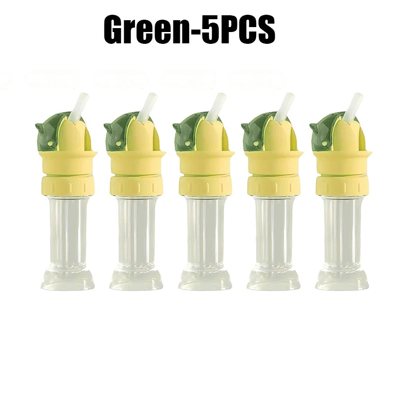 Baby-friendly Universal Straw Lid Includes Converter Water Bottles Zpaxo Green 5PCS