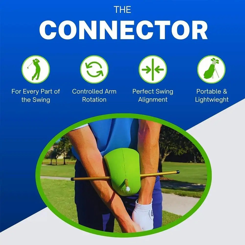 Golf Arm Posture Corrector Portable Swing Trainer Connecting Ball Fix Chicken Wings Mechanics Beginner Practice Accessory Zpaxo