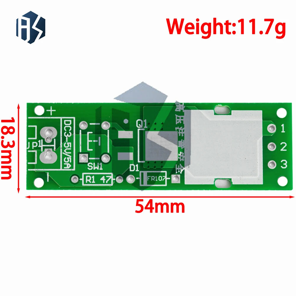 HV-1 High Voltage Arc Generator, DC 3V-5V Ignition Module for DIY Projects Zpaxo