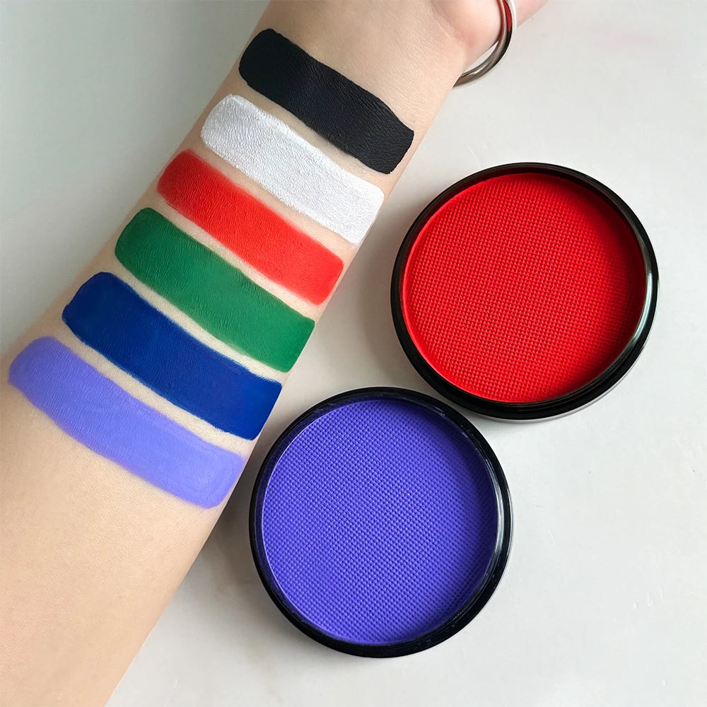 6 Face Paint Makeup Water Based Eyeliner Neon Body Art Halloween Zpaxo