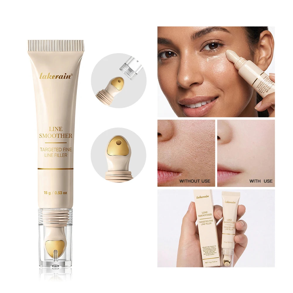 Line Smoother Primer Tinted Fine Line Blurring Pore Minimizer With Vitamin C Niacinamide For Mature Skin Zpaxo