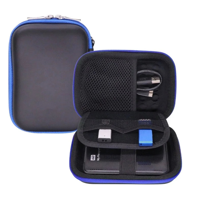 GUANHE Hard EVA Case Pouch Bag Western Digital Ultra Slim Essential Zpaxo Black Blue