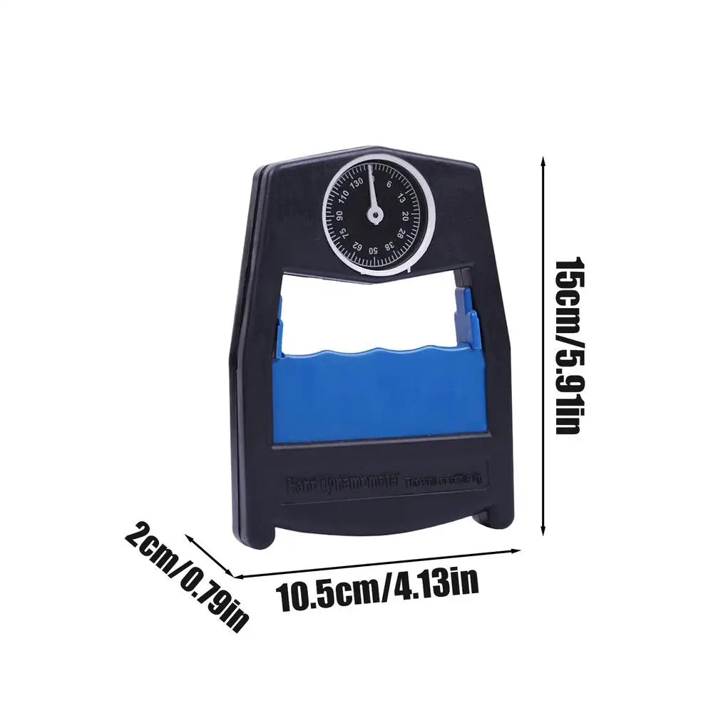Hand Grip Strength Tester Dynamometer Finger Arm Strengthener Trainer Zpaxo Blue