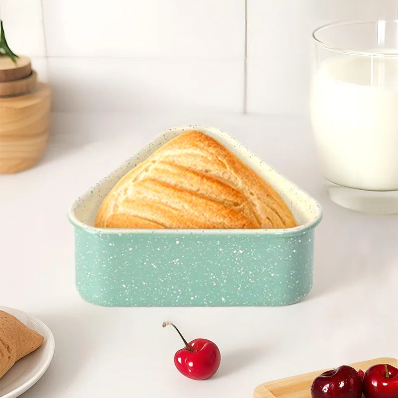 Triangular Carbon Steel Bread & Cake Mold – Non-Stick Pan Baking Mold Pan Zpaxo 1PC
