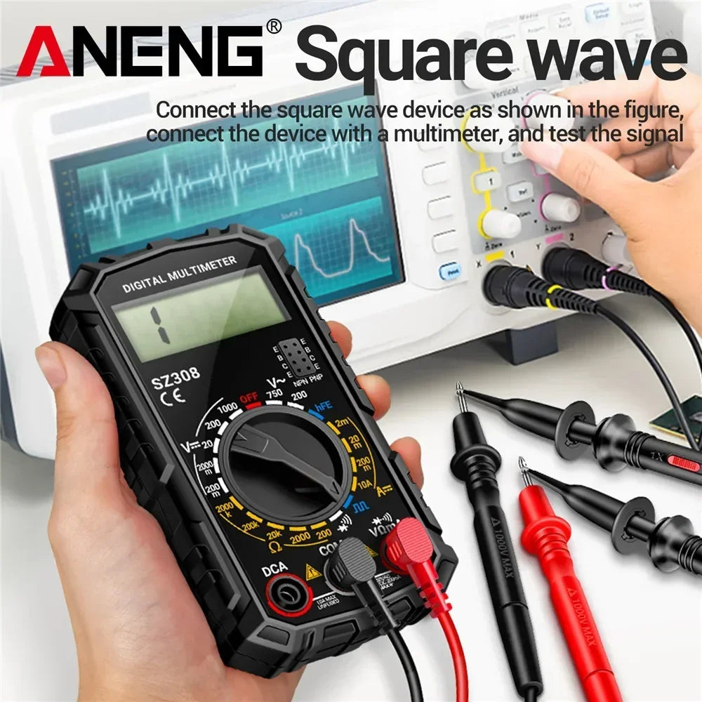 ANENG SZ308 Digital Voltage Resistance Meter AC DC Current Multimeter