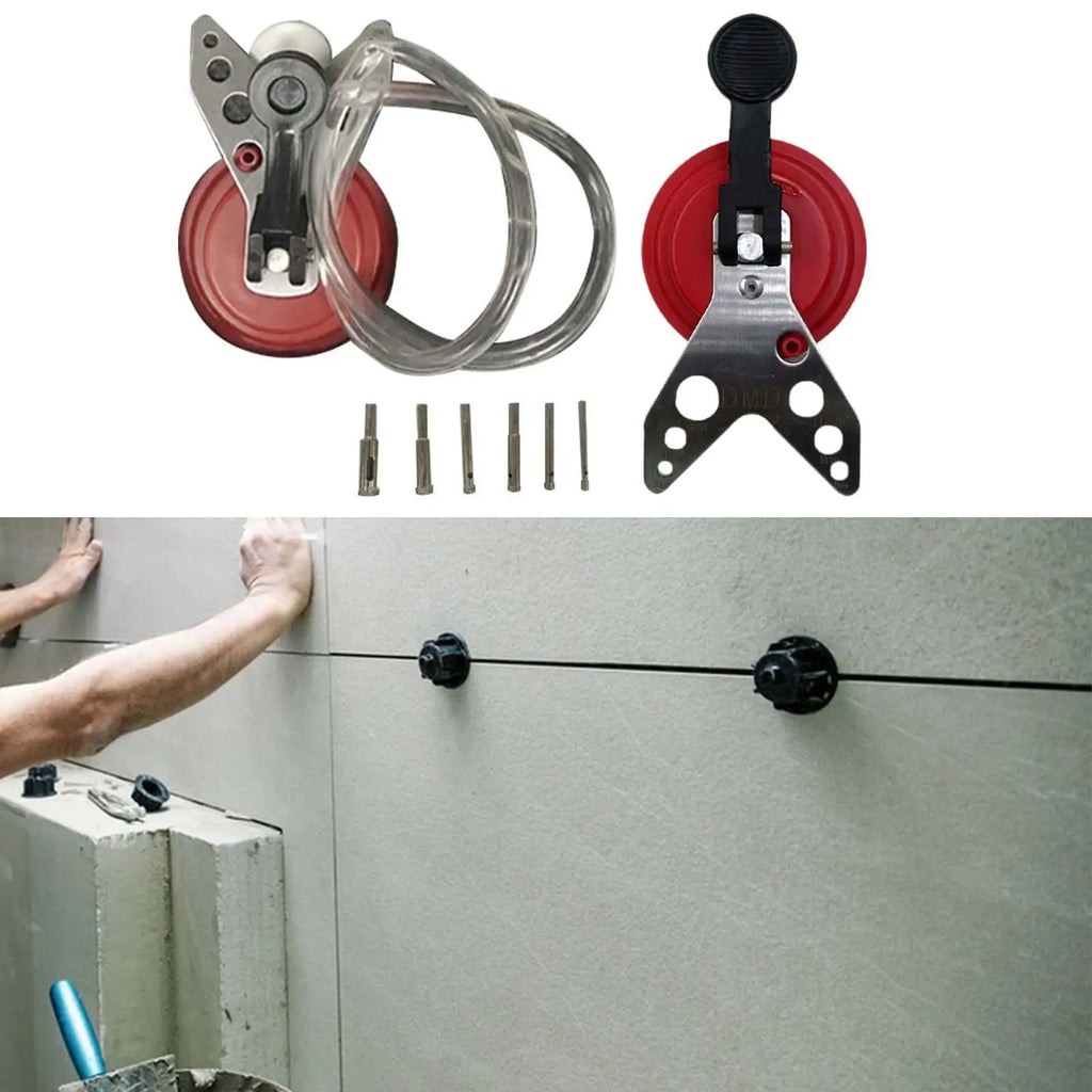 Tile Glass Openings Locator with Suction Base Accessory Tile Glass Hole Saw Core Bit Guide for Smooth Surface Granite Glass Tile Zpaxo