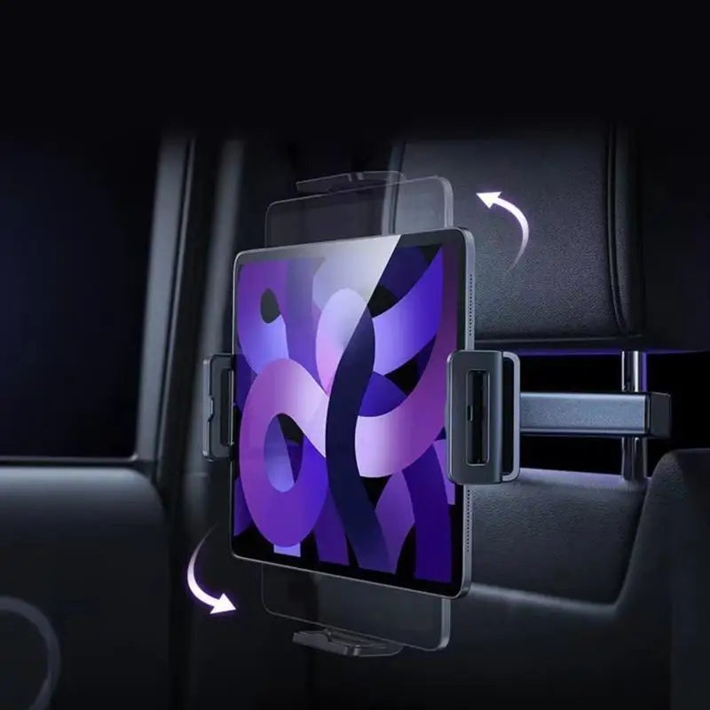 652F Car Headrest Mount 360 Multi-angle Back Tablet Holder Bracket Zpaxo