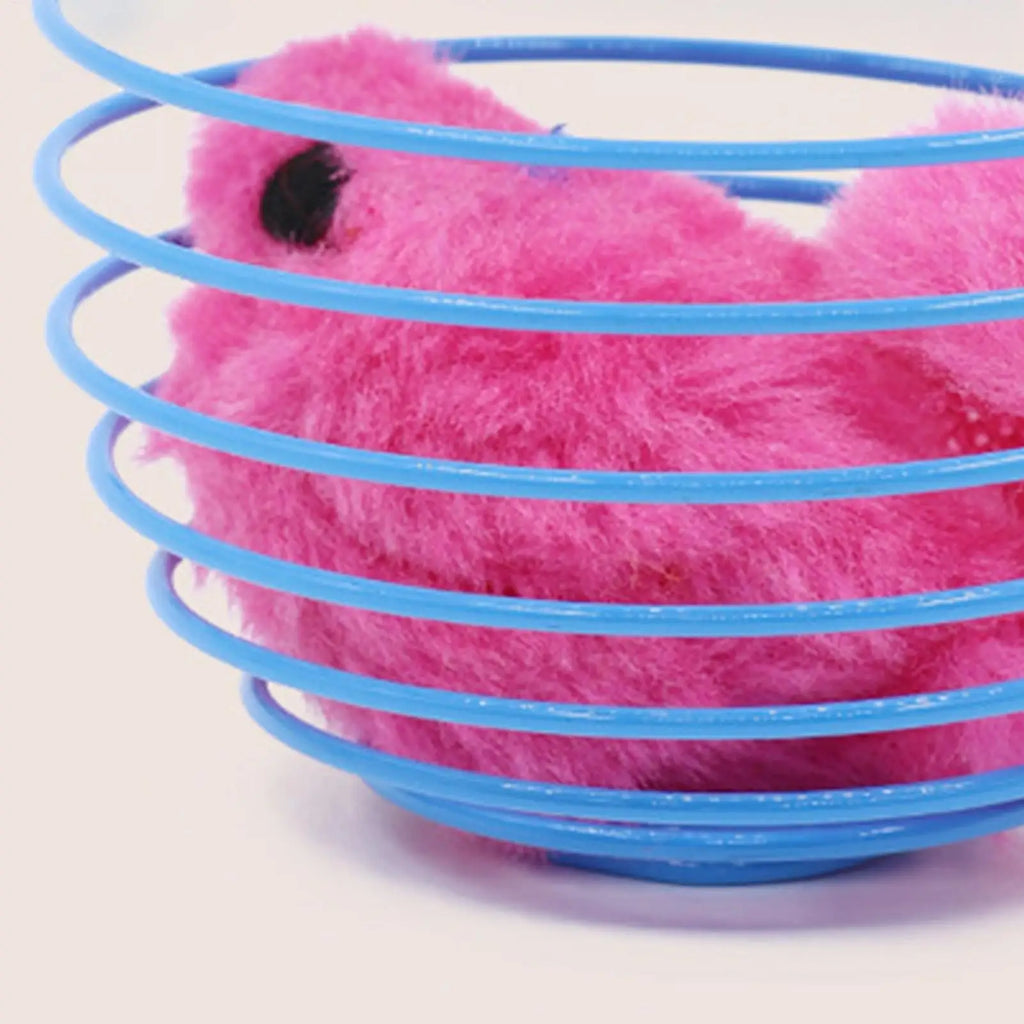 Cat Spiral Toy Interactive Fun Colorful Stretchable Spring Indoor
