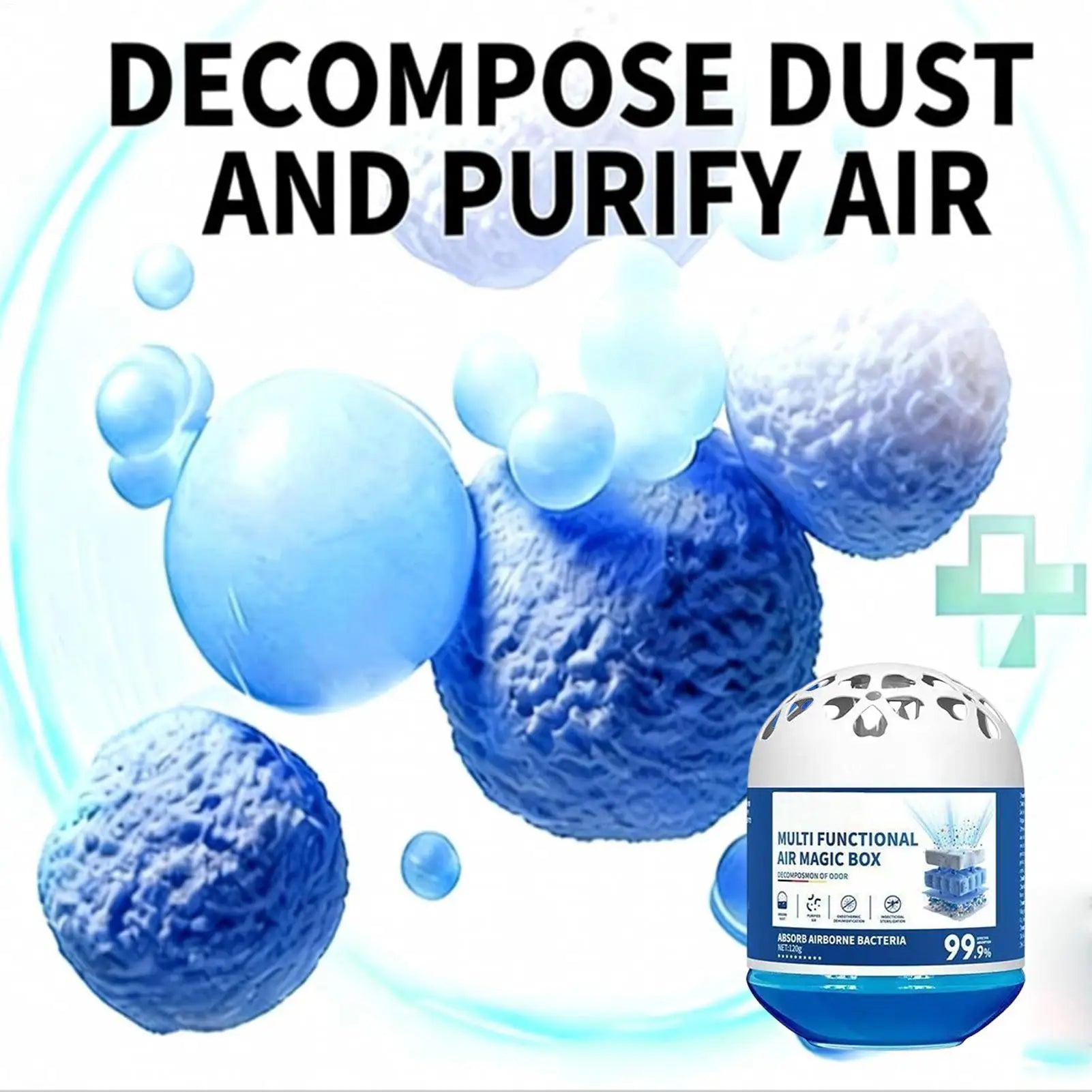 Natural Air Purifying Dust Collector Box Plant Formula Home Bedroom
