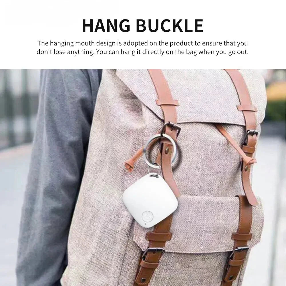 Mini GPS Locator Antilost Alarm Wallet Keychain Smart Tag Bluetooth