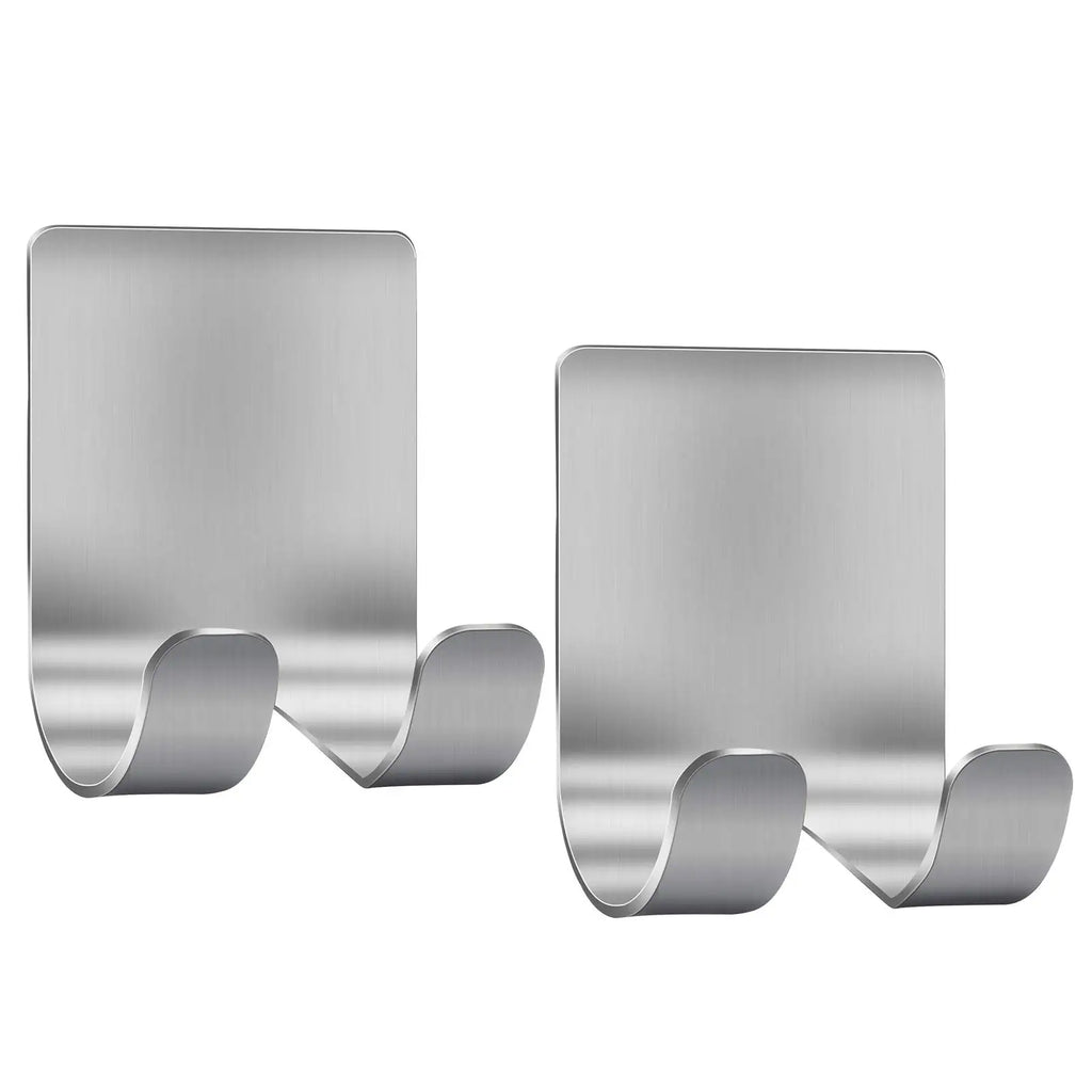 2pcs Punch-free Razor Holder, Storage Hook, Space Aluminum Multi-purpose Bathroom Accessories Zpaxo