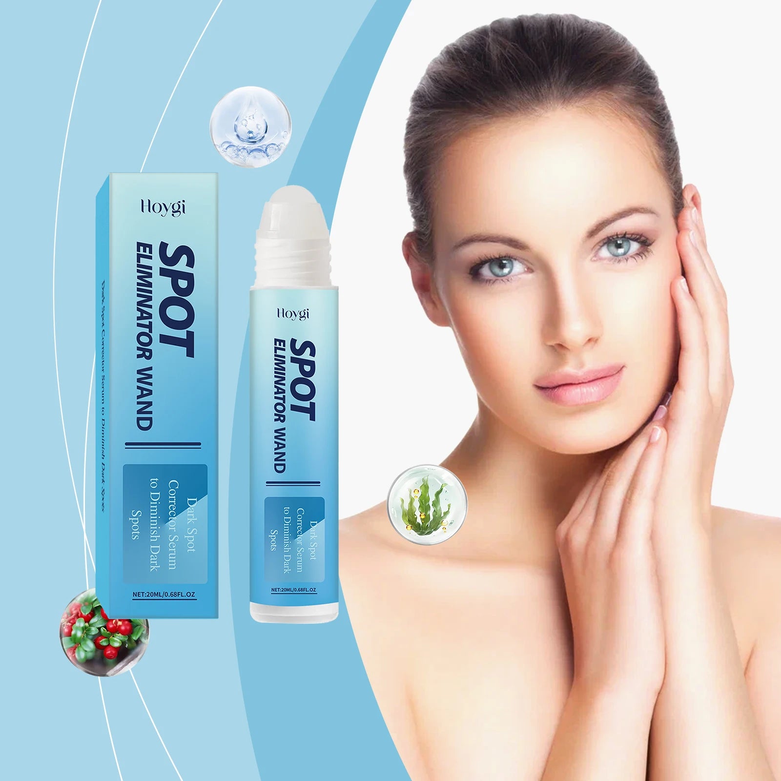 Dark Spot Corrector Serum Lighten Dark Spot Brighten Skin Tone Improve Dullness Skin Whiten Portable Salicylic Acid Essence Ball Zpaxo