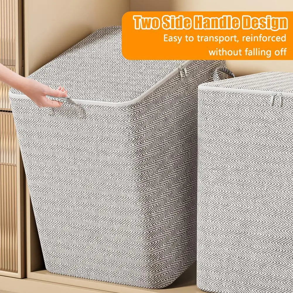 Large Non-Woven Storage Bag – Closet & Wardrobe Organizer Wardrobe Storage Bag Zpaxo