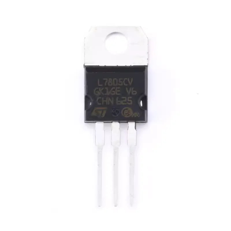 Original genuine direct insertion L7805CV-DG TO-220 linear regulator chip 5V 1.5A Zpaxo Default Title