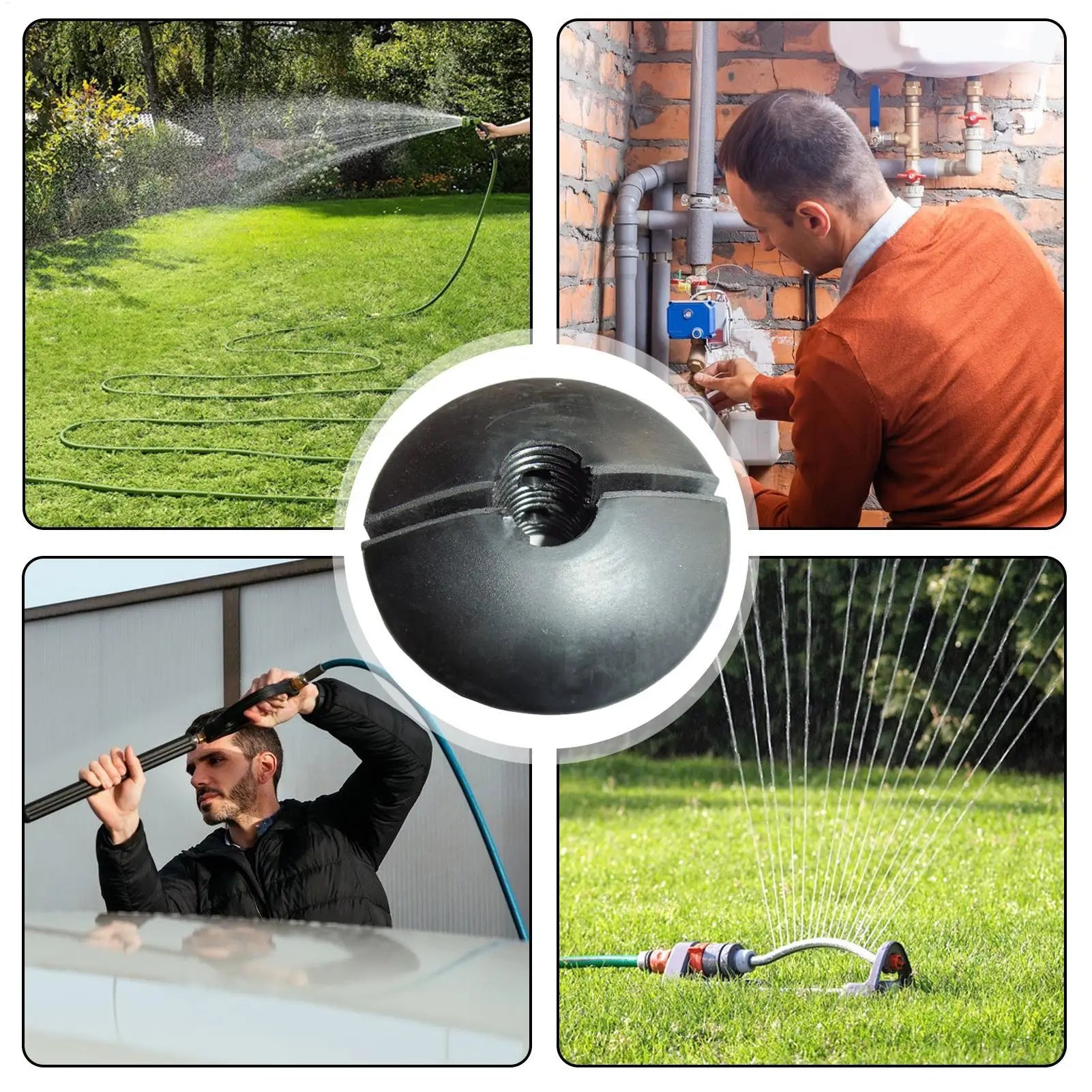 Ball Stop Spring Driven Hose Air Reel Stopper Compressor