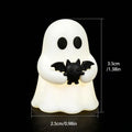 Glow-in-the-dark Mini Ghost Figurine Halloween Creative Decoration