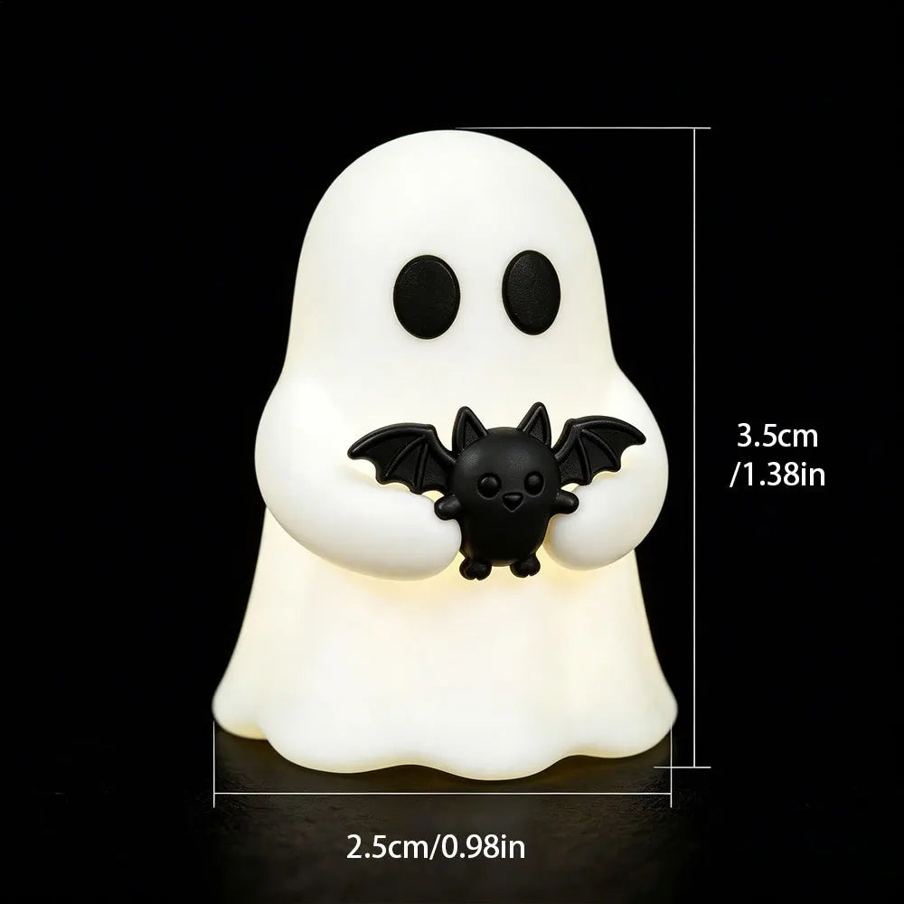 Glow-in-the-dark Mini Ghost Figurine Halloween Creative Decoration