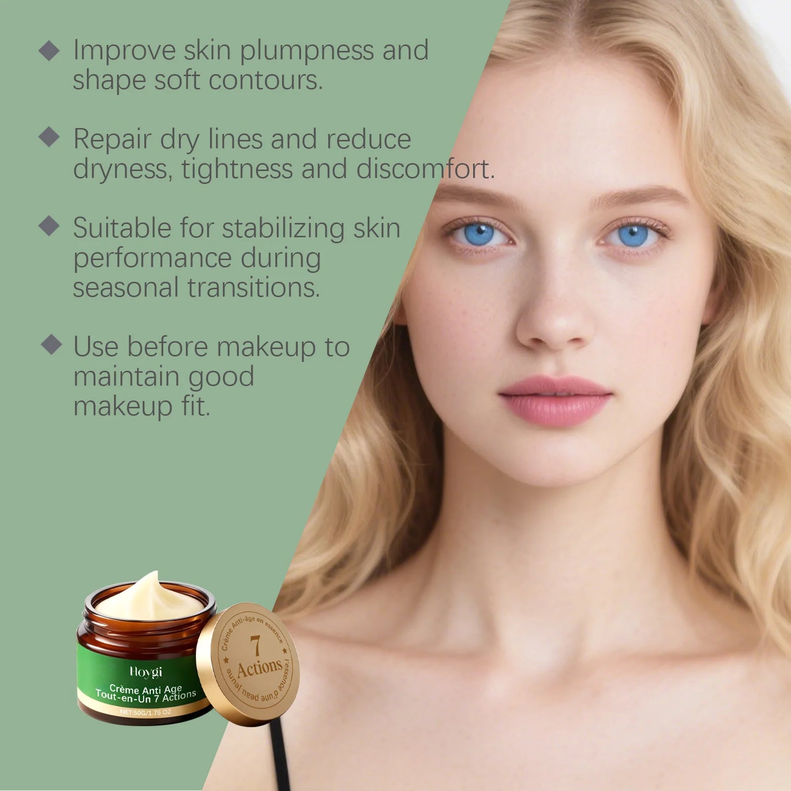 Hoygi 7-in-1 Anti-Aging Face Cream – Firm, Brighten & Hydrate Anti-Aging Face Cream Zpaxo