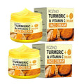 Turmeric VC Face Cream Firming Moisturizes Skin Leaving Skin Fresh Non Greasy Smooth Firm Soft Elastic Energetic Zpaxo 2PCS