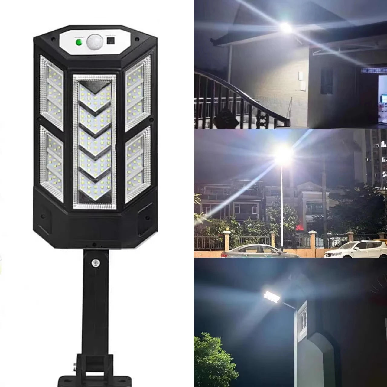 Solar Powered Wall Lights Household Outdoor Waterproof LED Road Zpaxo