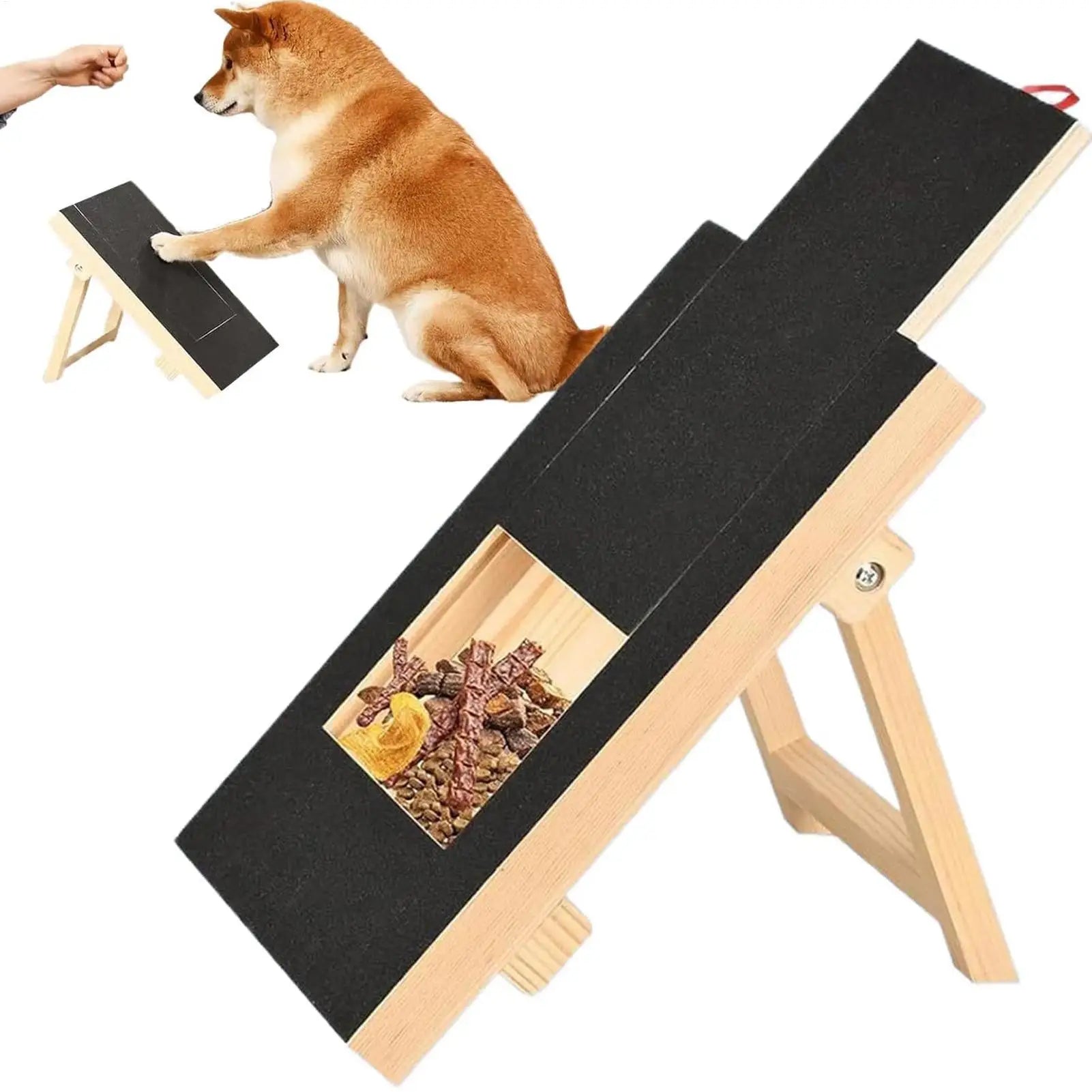 Dog Scratch Pad Wooden Pullout Nail File Grinding Board Pet Claw