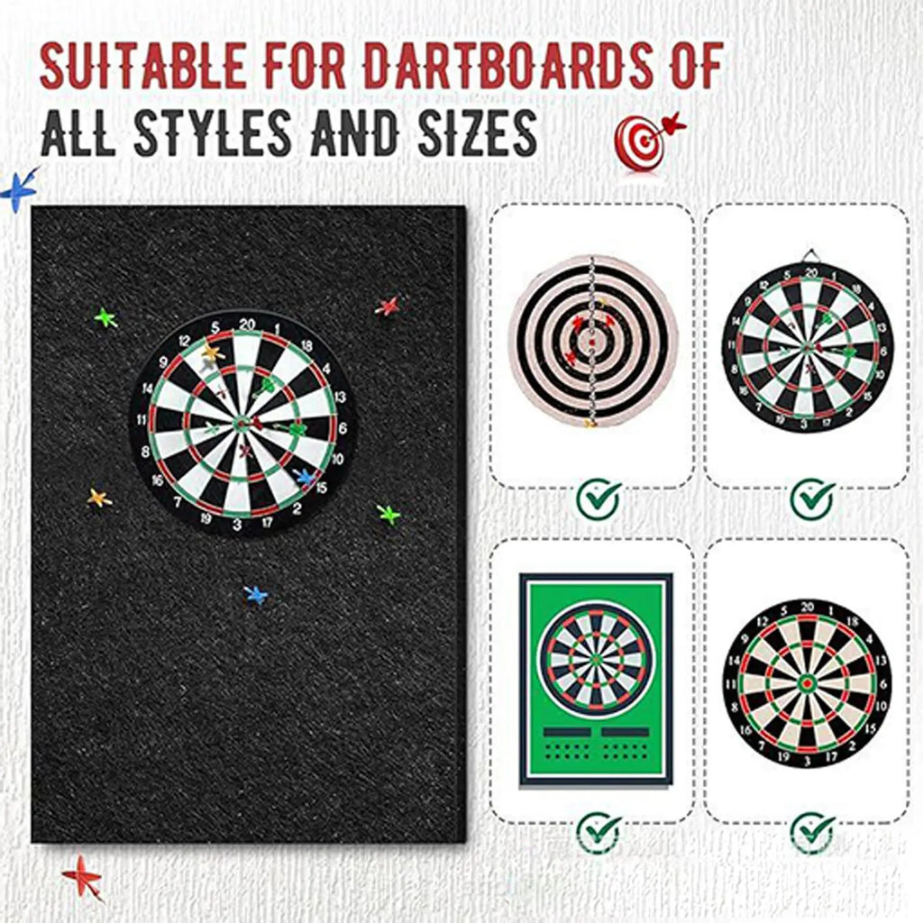 Dart Board Wall Protector Felt Surround Backboard Dartboard