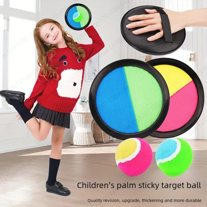 Kids Sticky Ball Catch Game Set – Outdoor Throw & Catch Toy Outdoor Catch Game Zpaxo