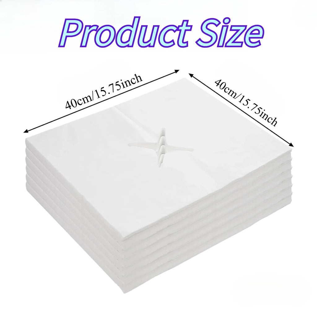 Disposable Face Cradle Covers – Soft Non-Woven Massage Bed Sheets
