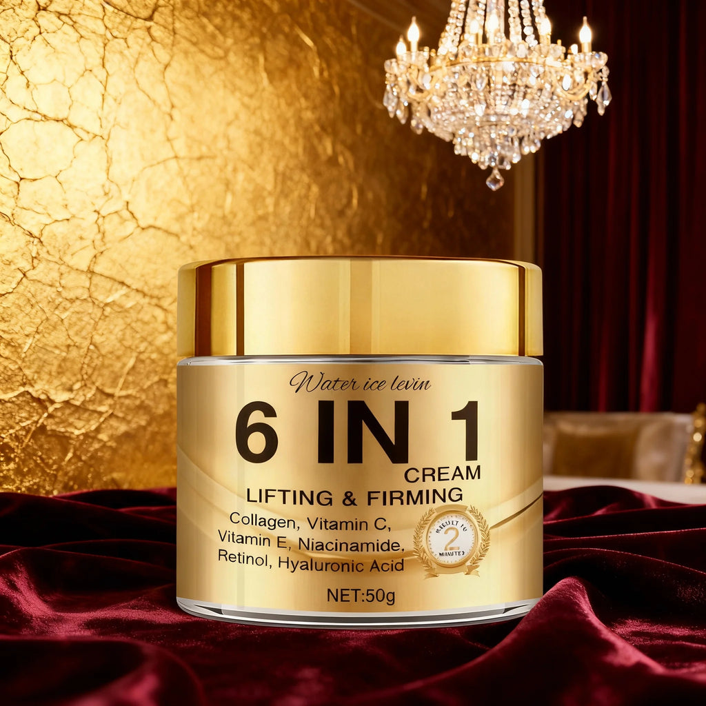 6 IN 1 Collagen Face Cream Lifting Firming Moisturizer With Vitamin C, E, Retinol,Hyaluronic Acid 50g Anti-Wrink Skin Care Zpaxo
