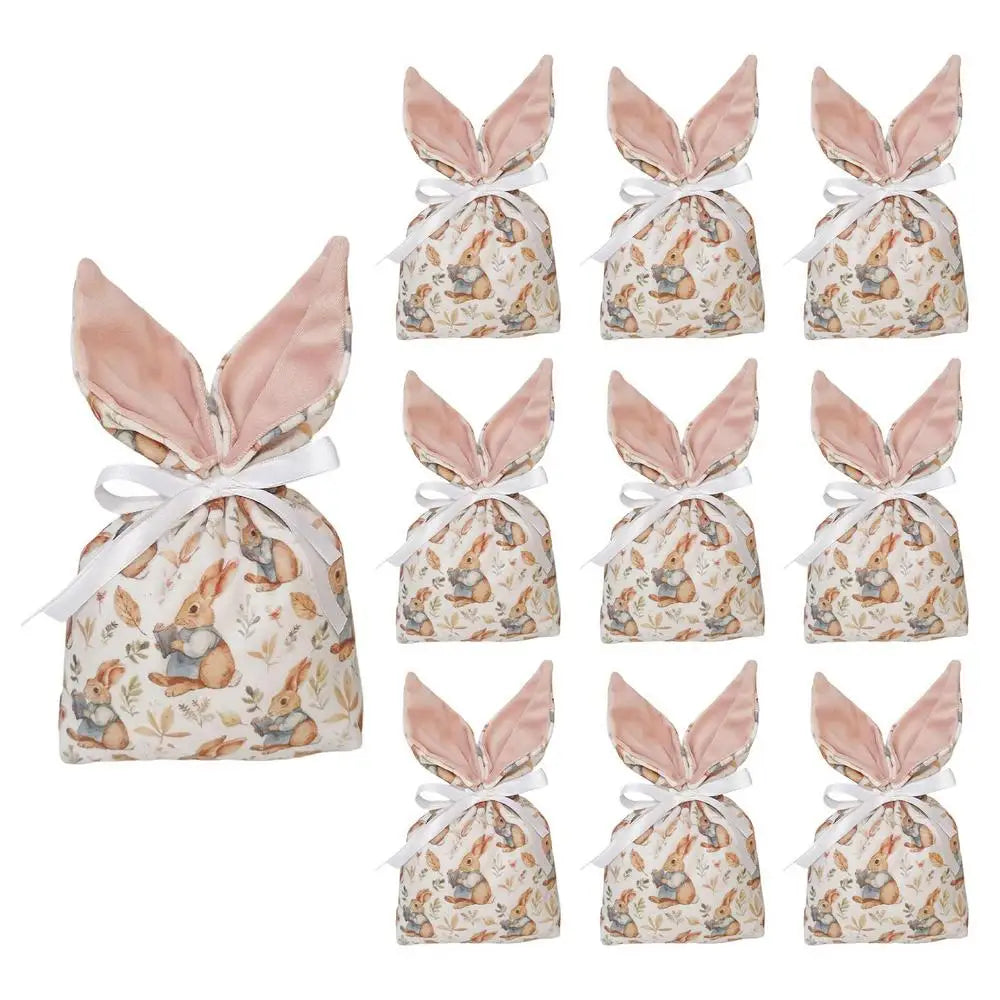Easter Candy Bags Drawstring Bunny Ear Design Goody Favor Supports Zpaxo B Others