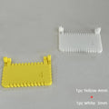 Seam Guide Clip Sewing Edge Needle Gauge Portable Measuring Tool Zpaxo White 3mmYellow 4mm