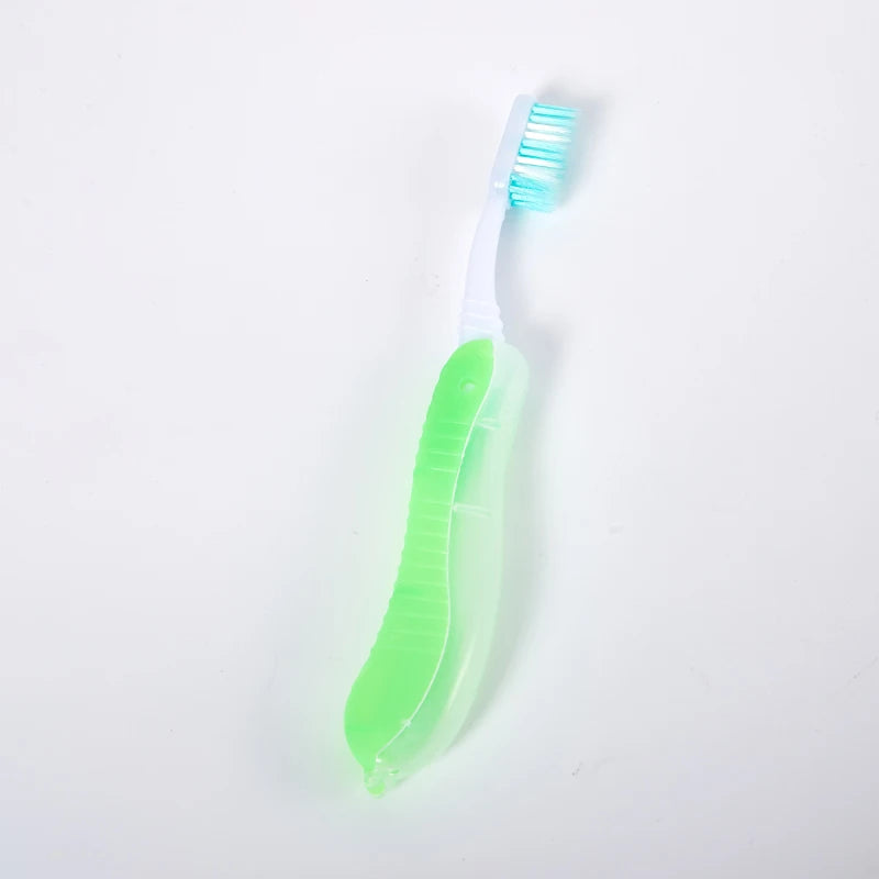 Portable Disposable Foldable Travel Camping Toothbrush Tooth Oral Zpaxo Green