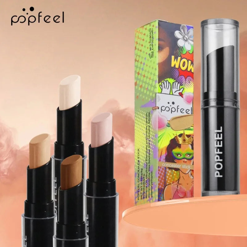 4 Colors Facial Foundation Concealer Stick Lasting Coverage Dark Skin