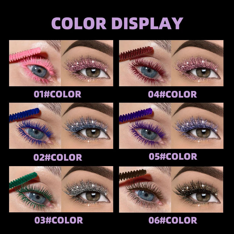 1 Shiny Mascara Light Texture Smooth Application Lasting Luster