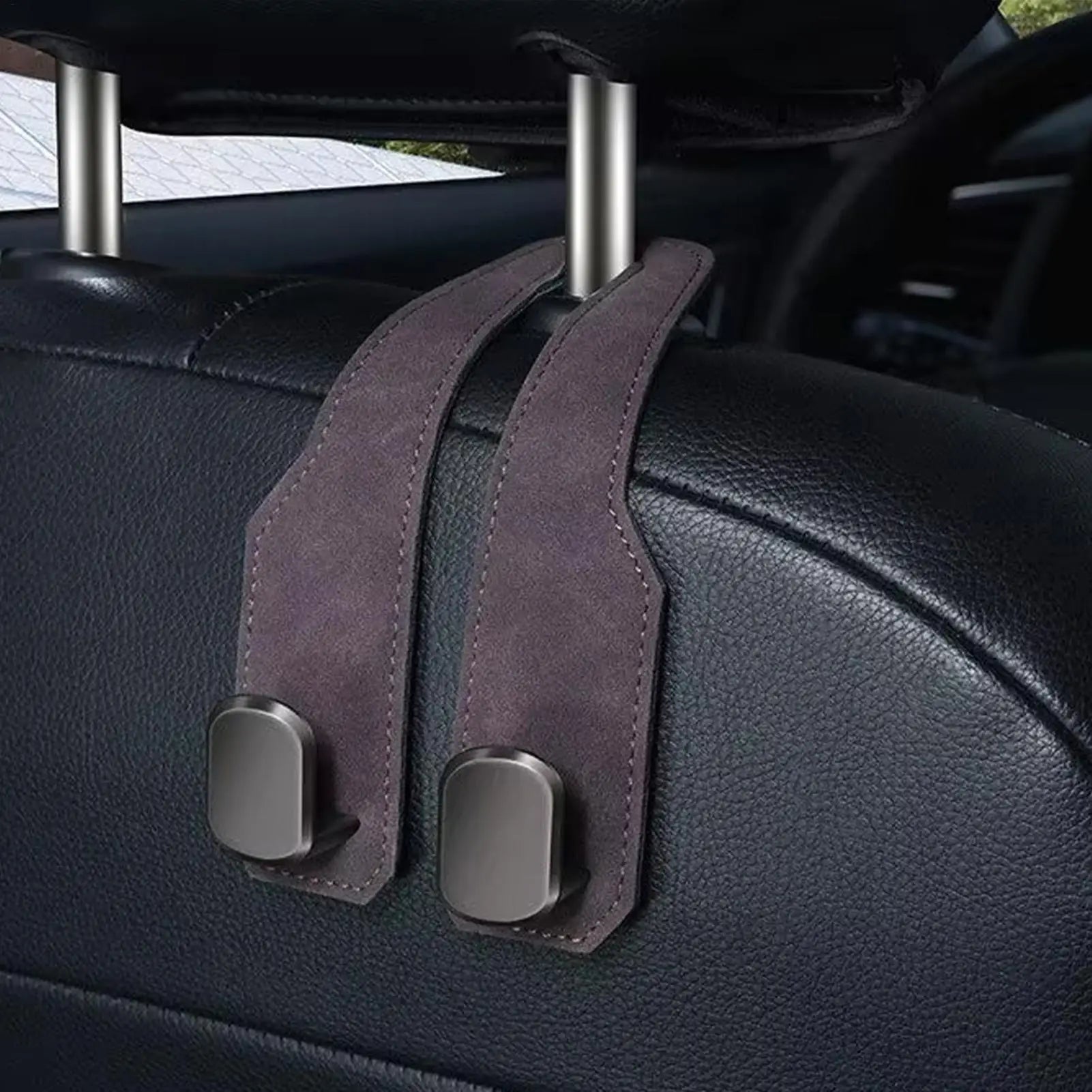 Car Headrest Hooks Hanger Multipurpose Adjustable for Bags Seat Back Organizer Holder Clips Auto Fastener Car Headrest Hook Zpaxo
