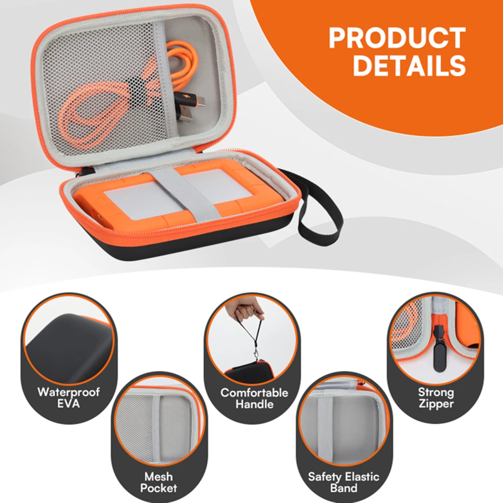 Portable Anti-scratch Protective Storage Bag Mesh Pocket Mini Case