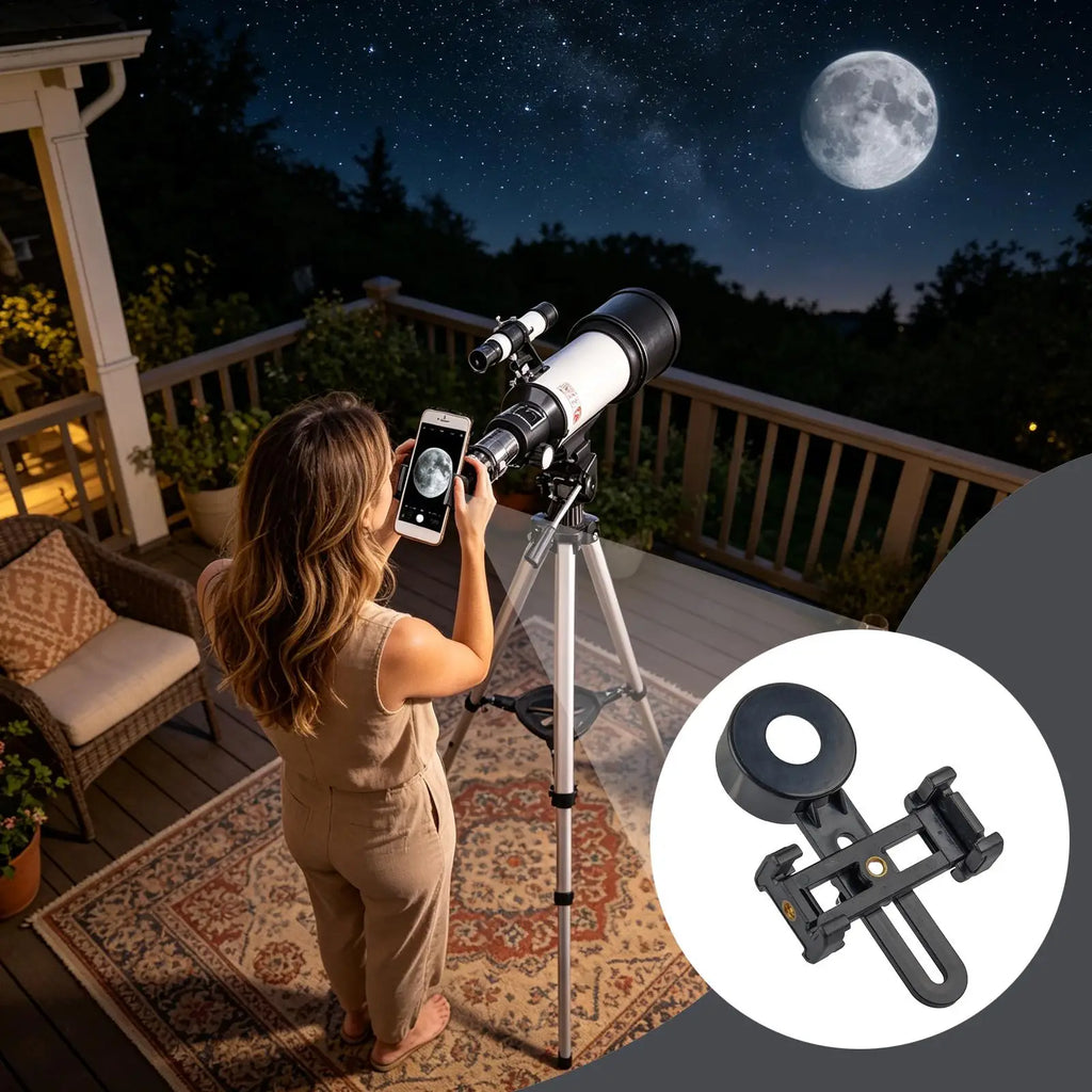 Universal Phone Adapter Mount Digiscoping Tripod Binoculars