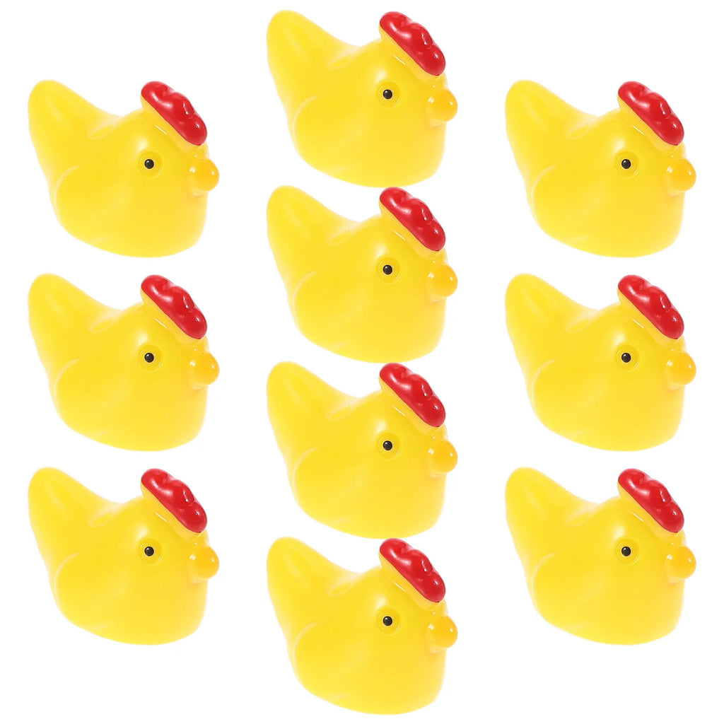 Adorable Mini Resin Hen Figurines Micro Landscape DIY Terrarium Moss