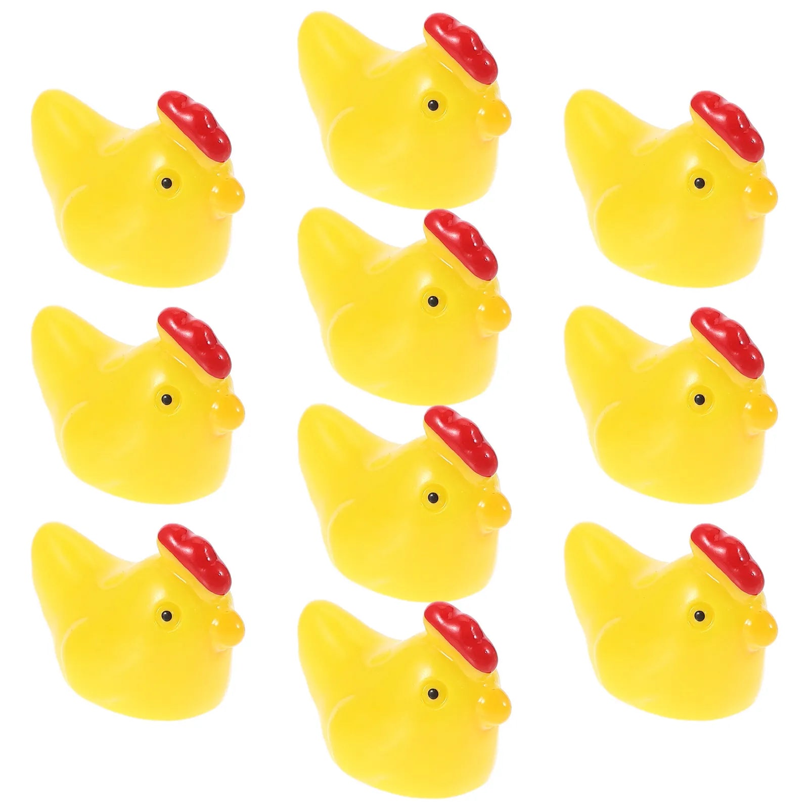 Adorable Mini Resin Hen Figurines Micro Landscape DIY Terrarium Moss
