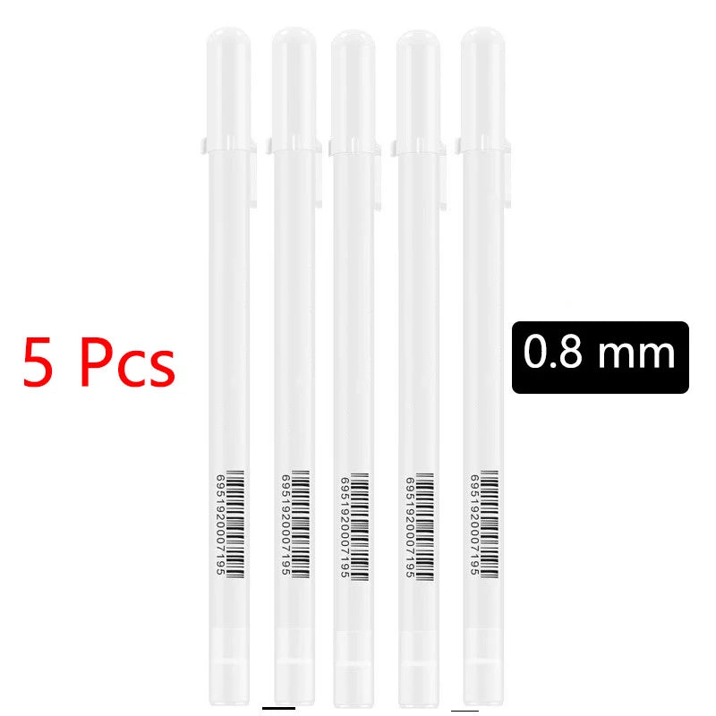 1 3 Waterproof Metal Marker Permanent White Paint Pen Washing Art