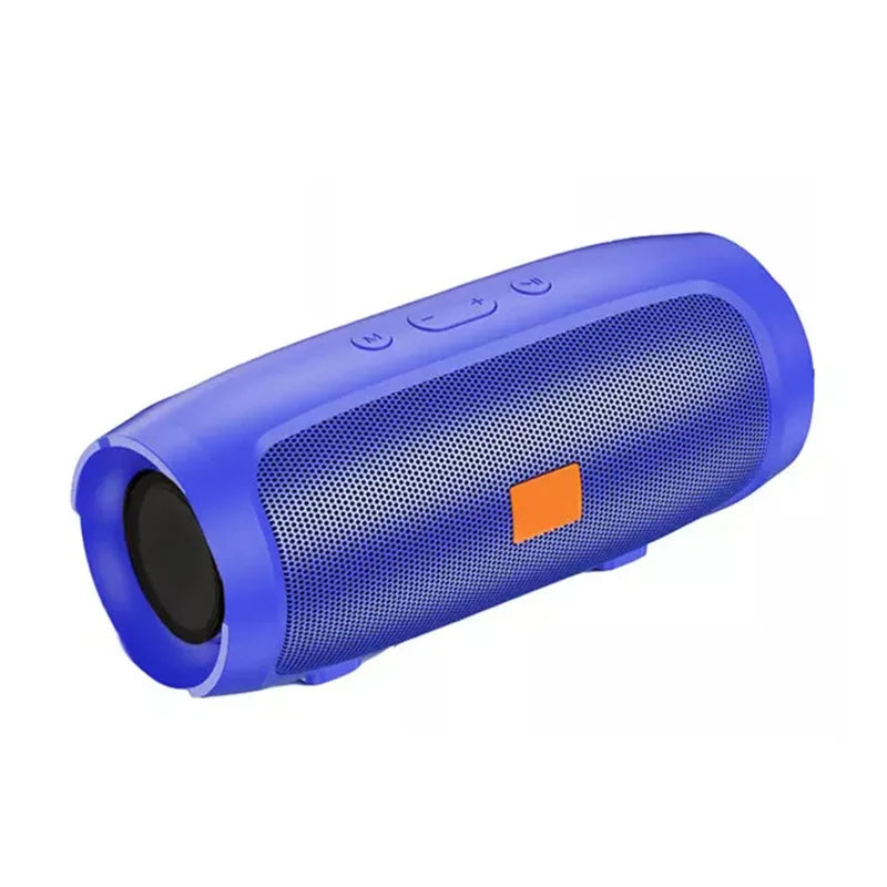 TF USB Bluetooth Speaker Dual Speaker Stereo Outdoor Tfusb Playback Fm Voice Broadcasting Portable Subwoofer Wireless Speaker Zpaxo Blue