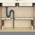 Adjustable Under-sink Organizer Stainless Steel Multi-tier Zpaxo Single layer